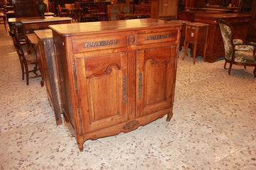High Cupboard with 2 Doors - French 1800s Cherry Wood Provençal Style