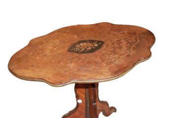 Tavolino a vela Francese stile Luigi XV con intarsi i bronzi 1800