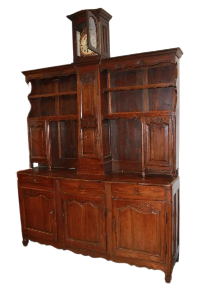 Maestosa Credenza Rustica in Legno di Rovere stile Provenzale XVIII secolo
