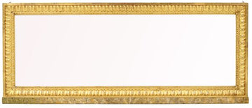 Carved and Gilded Wooden Mirror, 20th Century, 231x97 cm