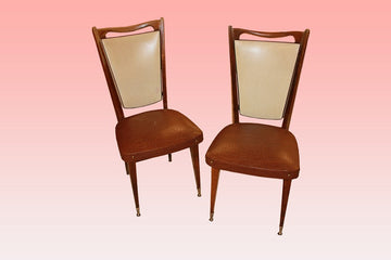 Groupe de 6 chaises de style Art Déco du début du XXème siècle