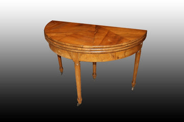 Console Table French Louis Philippe style game table from the early 1800s
