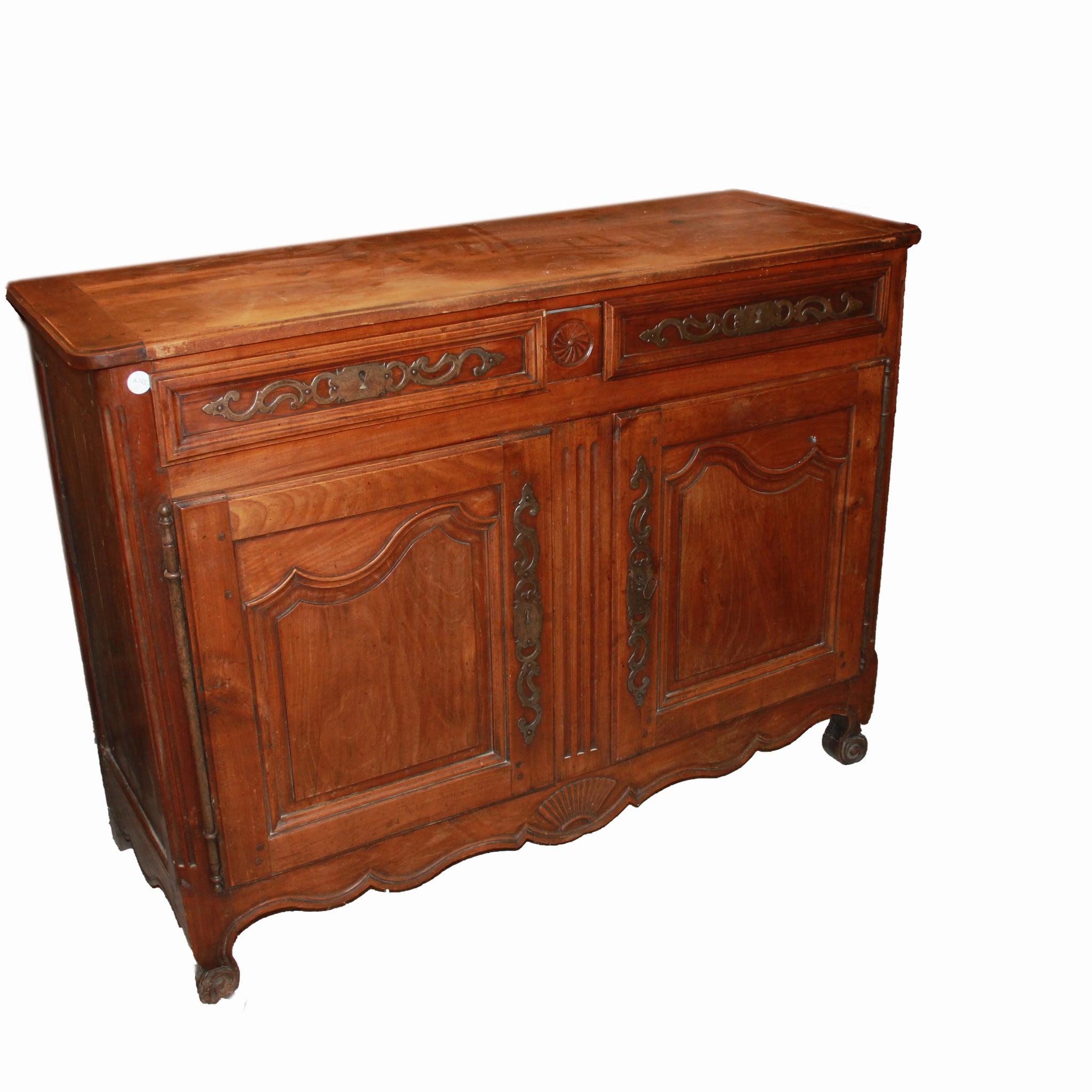 Credenza Provenzale 2 porte con cassetti di inizio 1800 Francese inizio XIX secolo