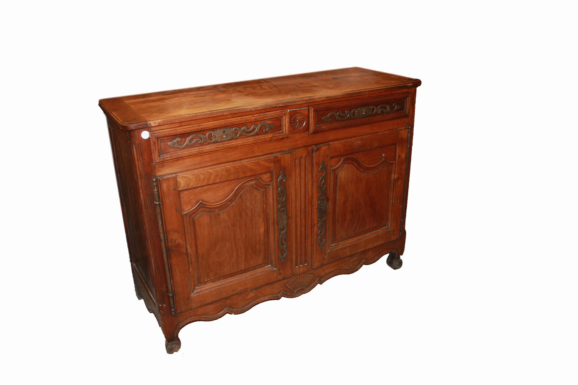 Credenza Provenzale 2 porte con cassetti di inizio 1800 Francese inizio XIX secolo