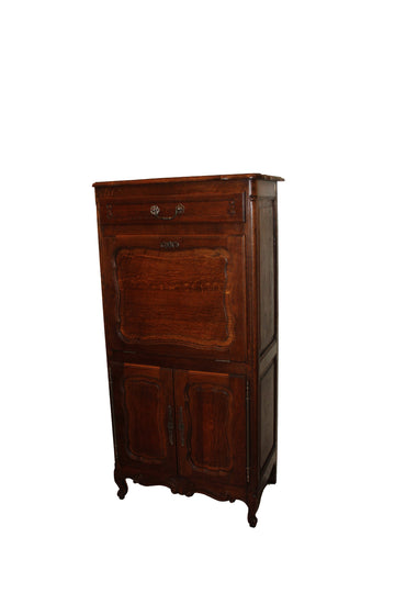 Antique French Provençal secretaire desk chest from 1800