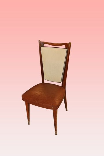 Gruppo di 6 sedie stile Art Decò di inizio XX secolo