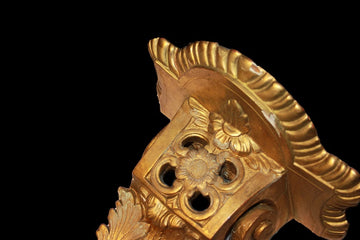 Piccola mensola da parte Francese del 1800 in legno dorato foglia oro