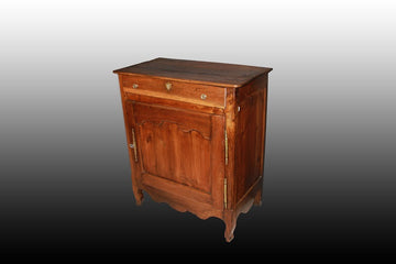 Piccola credenza credenzino stile Provenzale francese di metà 1800 in legno di ciliegio