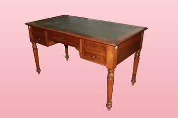 Bureau Bureau de la fin du XIXème siècle de style Louis Philippe en merisier