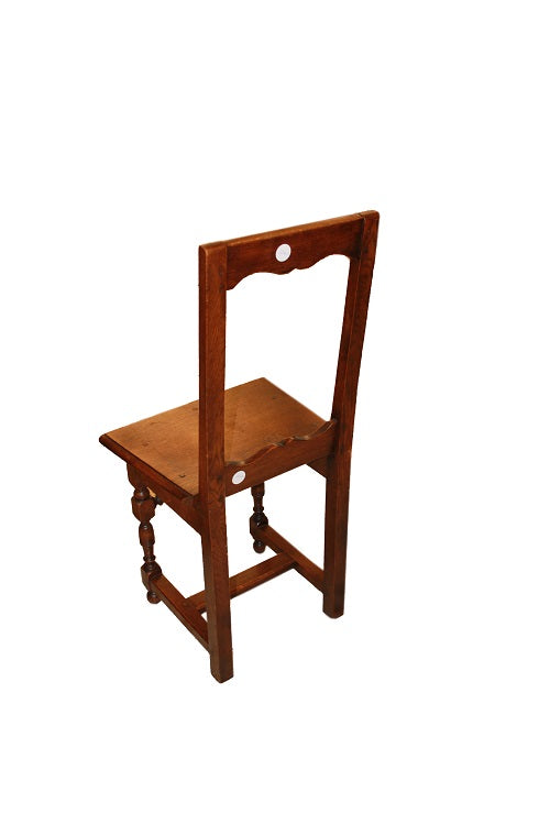 Gruppo di 4 sedie rustiche francesi di fine 1800