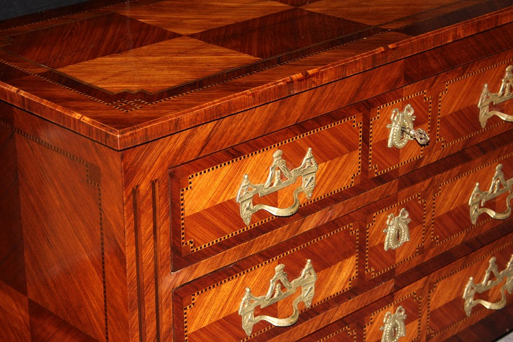 Cassettone francese di inizio 1800 Stile Luigi XVI in bois de violette