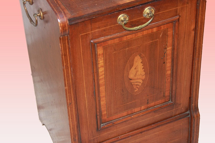 Antico mobiletto con 4 cassetti del 1800 Vittoriano in mogano