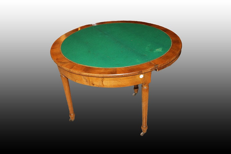 Tavolo Consolle Tavolino da gioco francese stile Luigi Filippo di inizio 1800