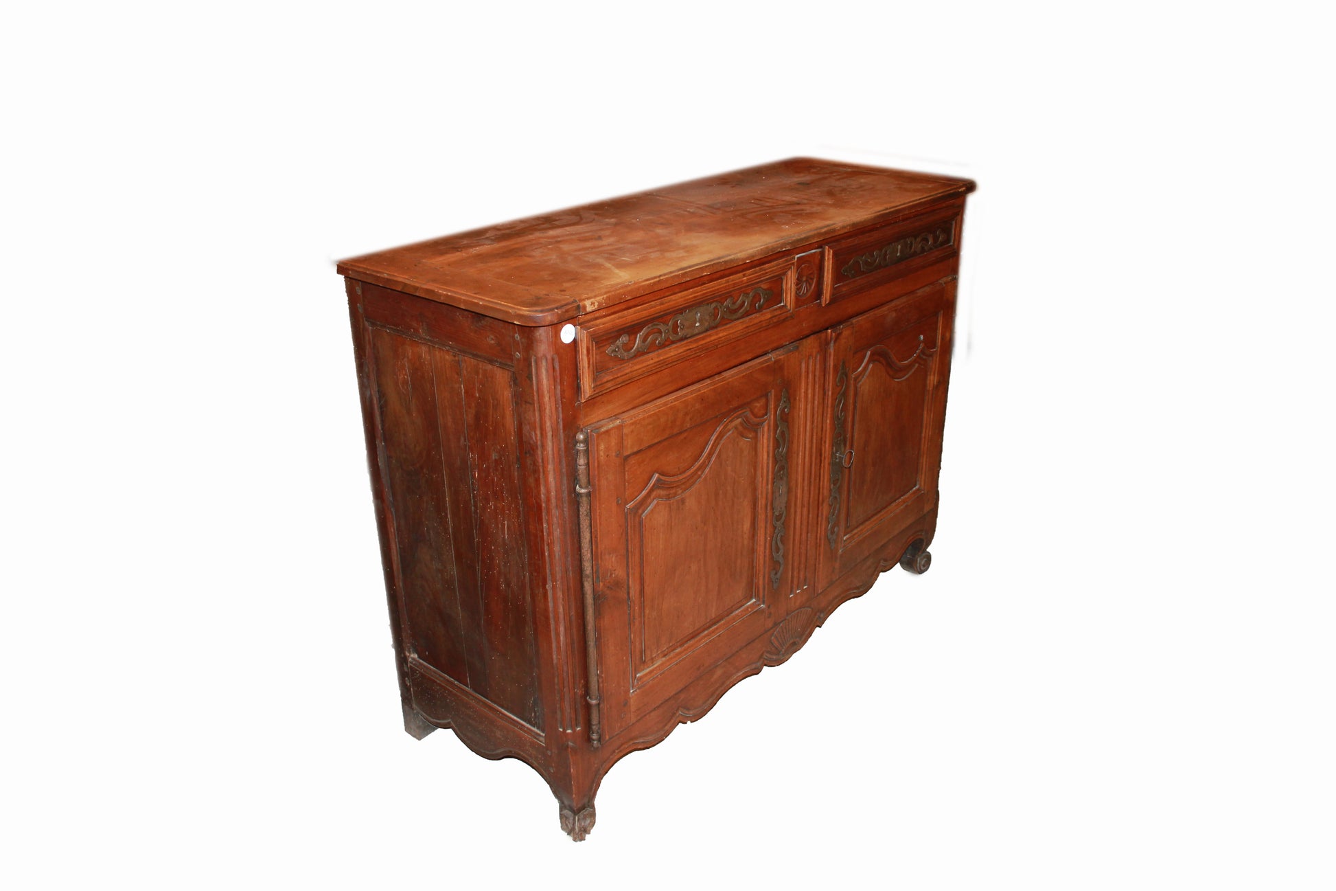 Credenza Provenzale 2 porte con cassetti di inizio 1800 Francese inizio XIX secolo