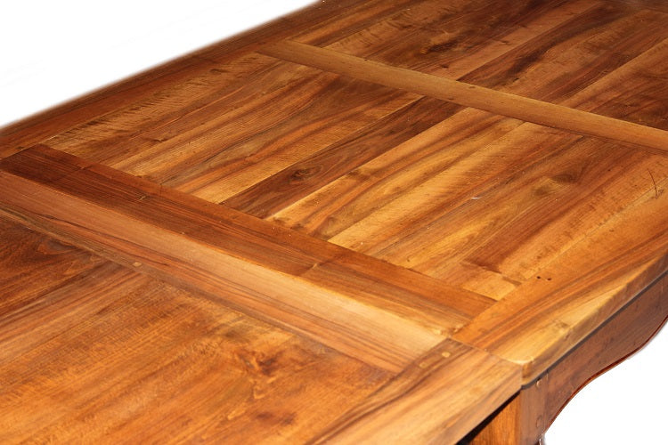 Tavolo rettangolare francese stile Provenzale del 1800 in legno di noce