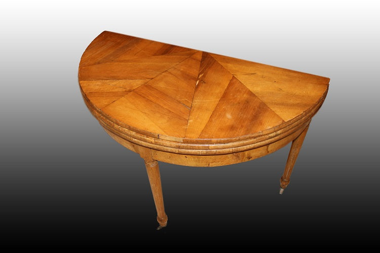 Tavolo Consolle Tavolino da gioco francese stile Luigi Filippo di inizio 1800