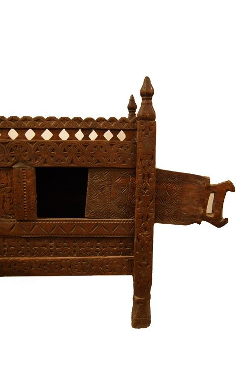 Antica credenza madia pakistana in legno Pakistan 1800 