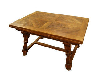 Antique rustic extendable table from the 1800s French
