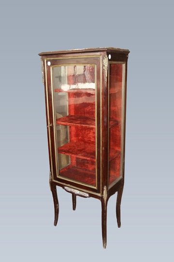 Antique Display Cabinet French door from 1800 Transition style