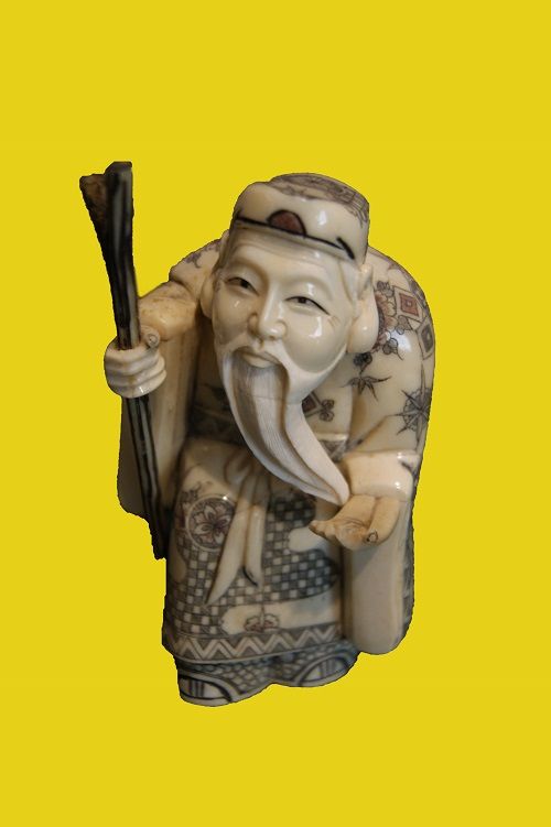 The Seven Gods of Fortune (七福神 shichifukujin) mammoth ivory