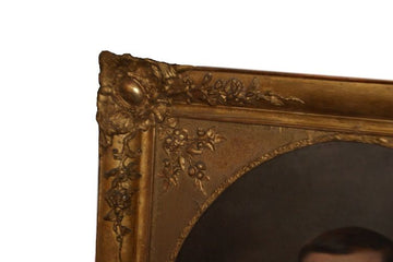 Huile sur toile française sur toile Portrait d'un noble de 1800