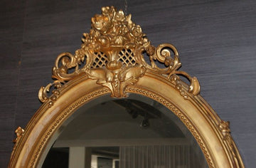 Vertical oval mirror