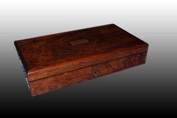 19th century rosewood jewelery box