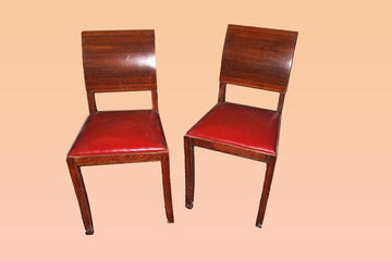 Group of 6 antique Italian Deco style chairs from the early 1900s