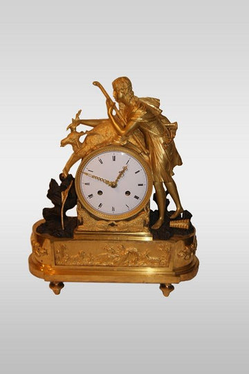 Early 19th century French clock depicting the Goddess Diana