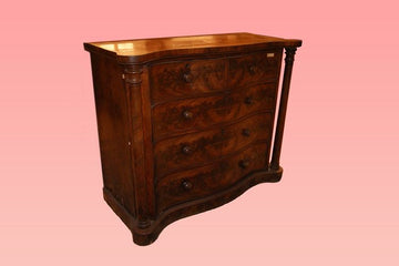 Large and majestic chest of drawers English dresser from the 1800s Regency style