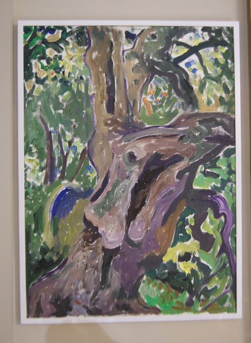 Carlo Levi Paire de tableaux "Arbres"