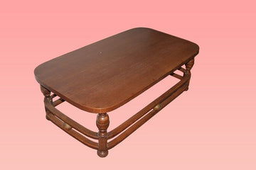 Grande table basse italienne ancienne des années 1900 pour un canapé de salon
