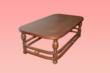 Grande table basse italienne ancienne des années 1900 pour un canapé de salon