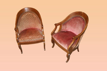 French armchairs from the 19th century, Charles X style