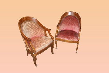 French armchairs from the 19th century, Charles X style