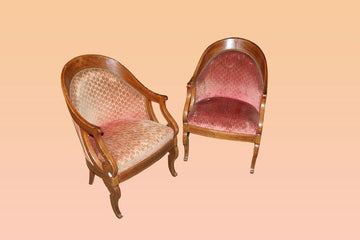 Fauteuils français du 19ème siècle, style Charles X