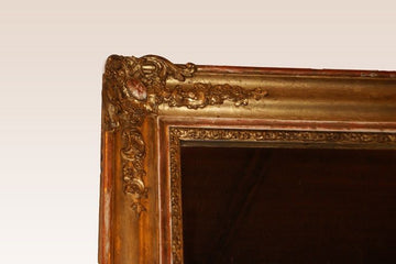 Grand miroir rectangulaire de style Louis XVI