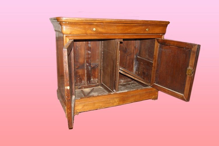 Antica credenza francese 2 porte in noce del 1800 classica 