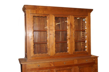 Grande credenza Austriaca 3 porte in legno di olmo