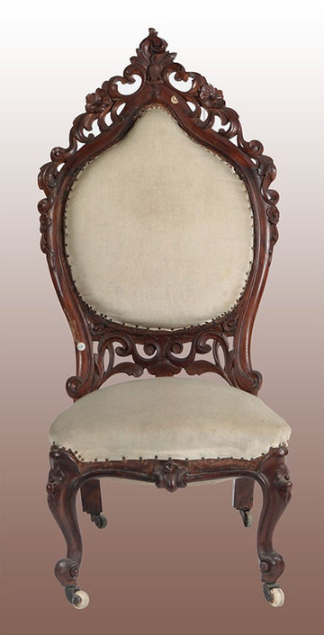 Mahogany armchair