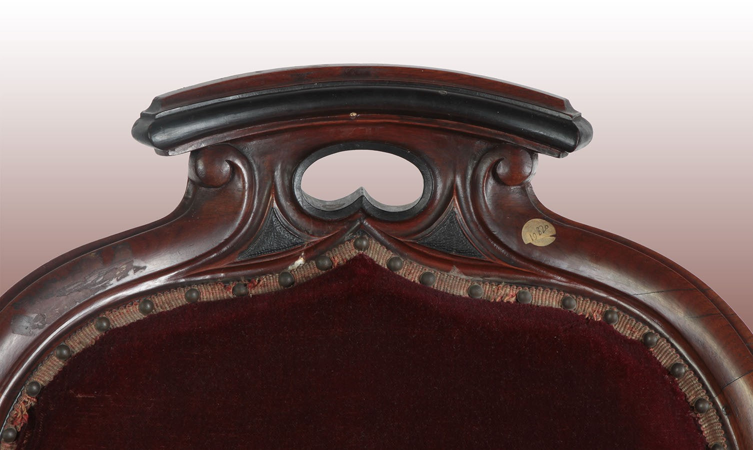 Antica poltrona bergere francese del 1800 in mogano Luigi Filippo