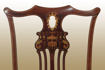 Poltrona inglese del 1800 stile Vittoriano Correct Chair