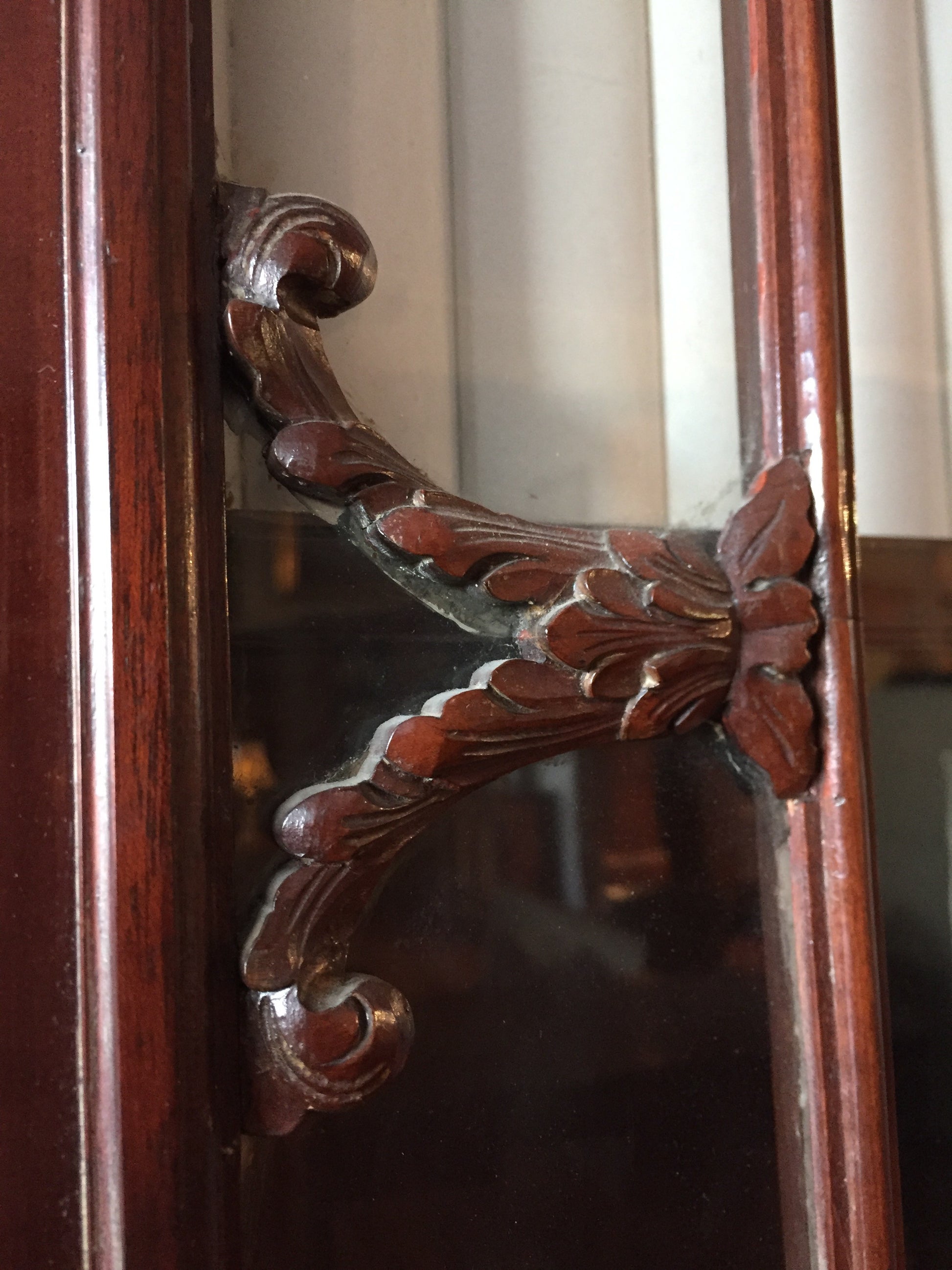 Antica grande libreria bookcase inglese in mogano stile Regency del 1800 Libreria antica Notarile Avvocato 
