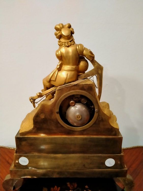 Orologio da parete Pendolo - Bronzo e perla - Gioacchino Brindicci Orologio da parete Pendolo - Bronzo e perla - Gioacchino Brindicci