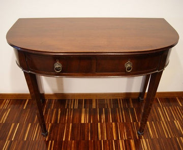 Antique 19th century English Smith style console table in mahogany