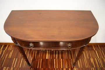 Antique 19th century English Smith style console table in mahogany