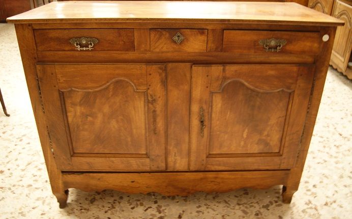 Antica credenza Provenzale del 1800 in ciliegio a 2 ante con cassetti