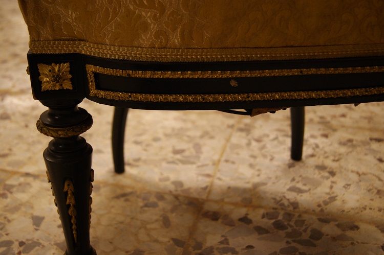 Antico salotto francese del 1800 divano poltrone e sedie antiche