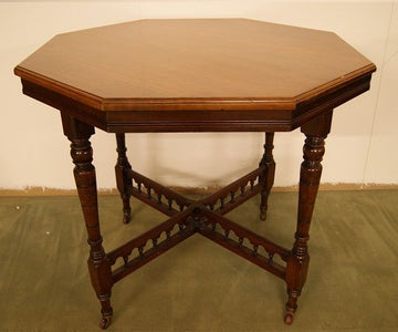 Table basse octogonale victorienne