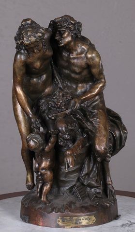 Statua firmata Clodion (1738-1814)